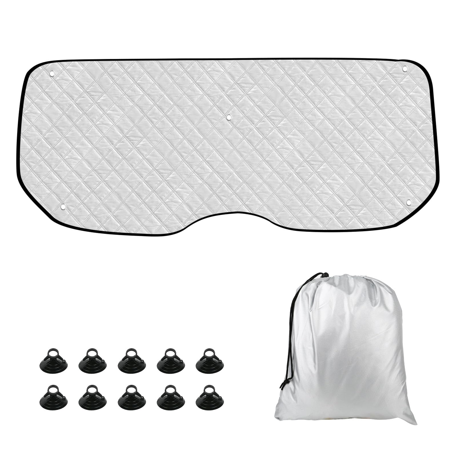 Sonnenschutz Kompatibel mit VW Caddy 2020- Ford Tourneo Connect 2021- für Heckklappe Thermomatte Auto Innen Sonnenblende Sonnenschutz Kompatibel mit VW Caddy 2020- Ford Tourneo Connect 2021- für Heckklappe Thermomatte Auto Innen Sonnenblende von RASHION