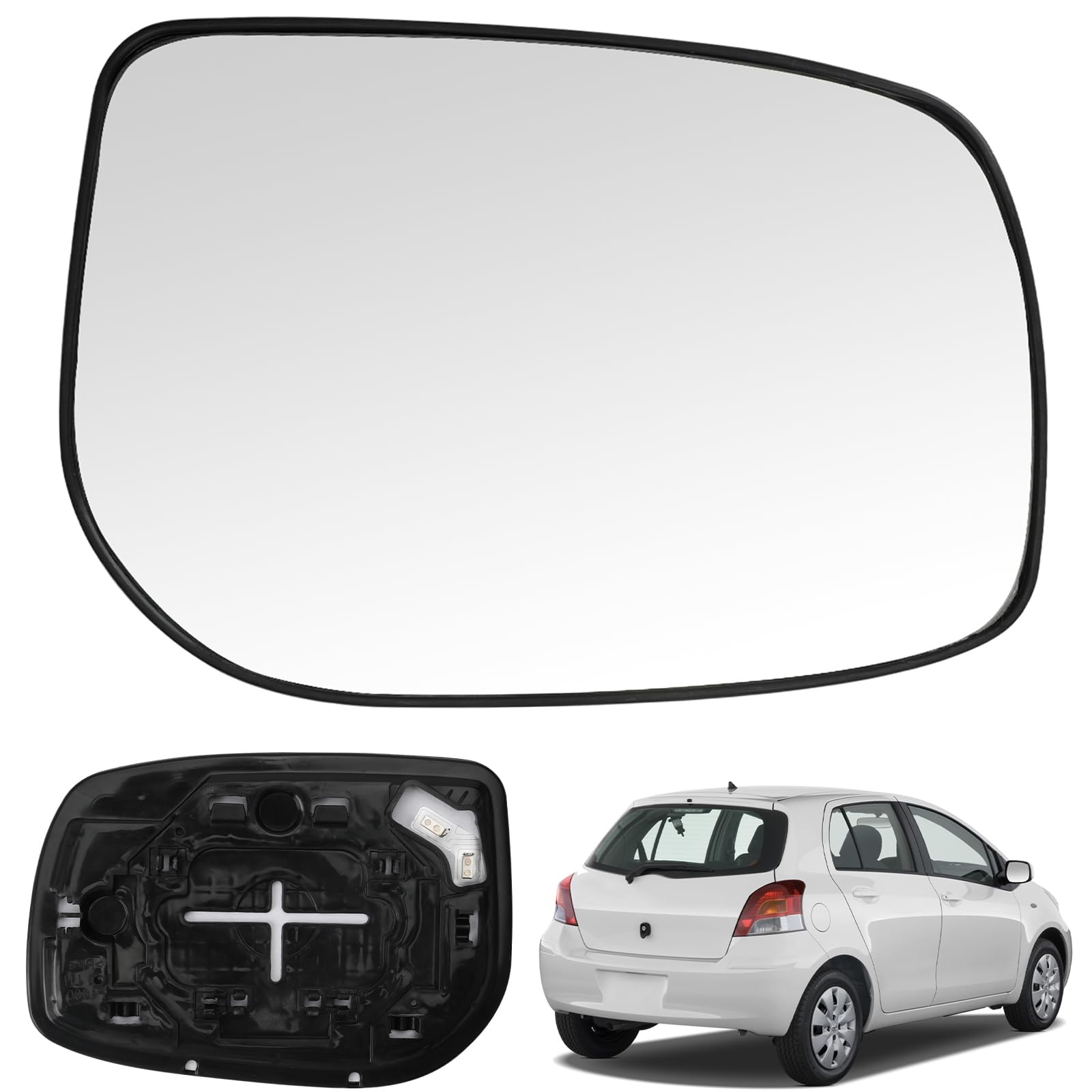 Spiegelglas Heizbar Rechts Kompatibel mit Toyota Yaris 2006-2012 Spiegelglas Außenspiegel Glas Spiegelglas Heizbar Rechts Kompatibel mit Toyota Yaris 2006-2012 Spiegelglas Außenspiegel Glas von RASHION