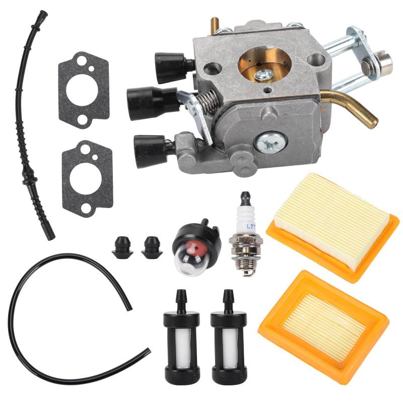 Vergaser Kompatibel mit Stihl FS400 FS450 FS480 SP400 SP450 C1Q-S34H 41281200651 von RASHION