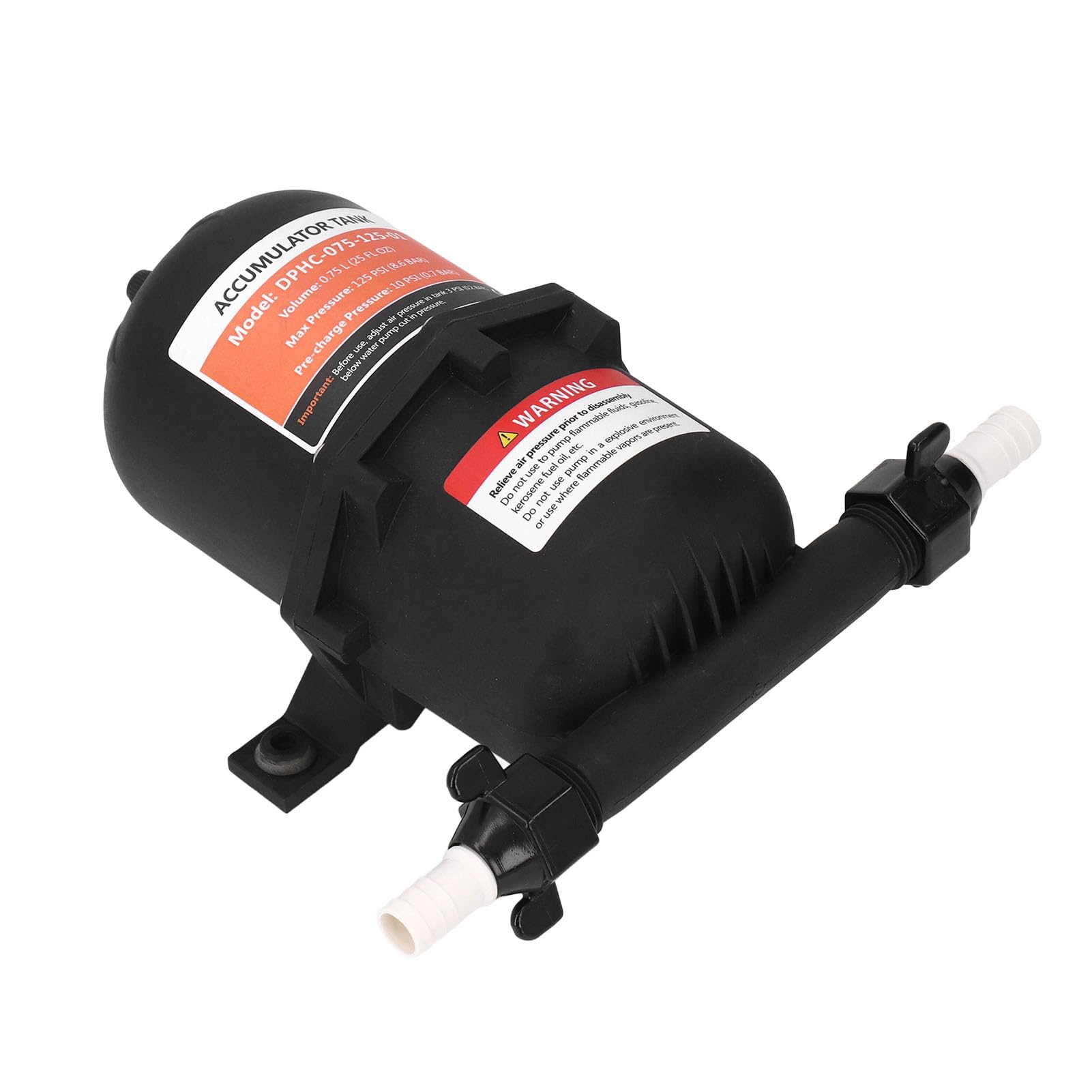 0,75 L Akkumulatortank mit 125 Psi Maximaler Druck für Freizeitfahrzeuge, Boote, Anhänger, Wohnwagen | Reduzieren Sie die Zirkulations- und Pulsationsprobleme der Pumpe 0,75 L Akkumulatortank mit 125 Psi Maximaler Druck für Freizeitfahrzeuge, Boote, Anhänger, Wohnwagen | Reduzieren Sie die Zirkulations- und Pulsationsprobleme der Pumpe von RASTKY
