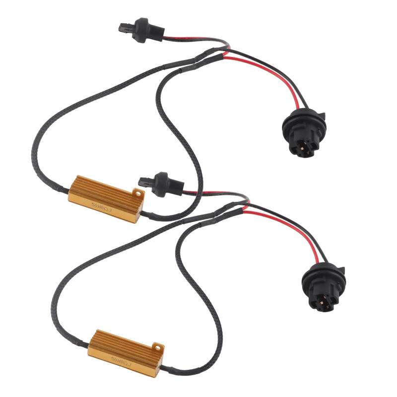 50W8RJ 7440 T20 Hyper Flash Fix Fehlerverdrahtungsadapter LED -Blinkerlichter Stecker Play Universal Fit von RASTKY
