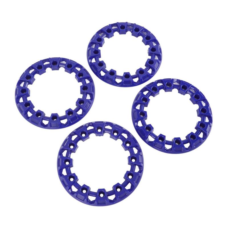 6 Zoll ATV Wheel -Trimmnabe, Schutzdekorationskanal mit Einfacher Installation, Geeignet für Go Kart, Bestehend aus Haltbarem ABS -Material (BLUE) von RASTKY