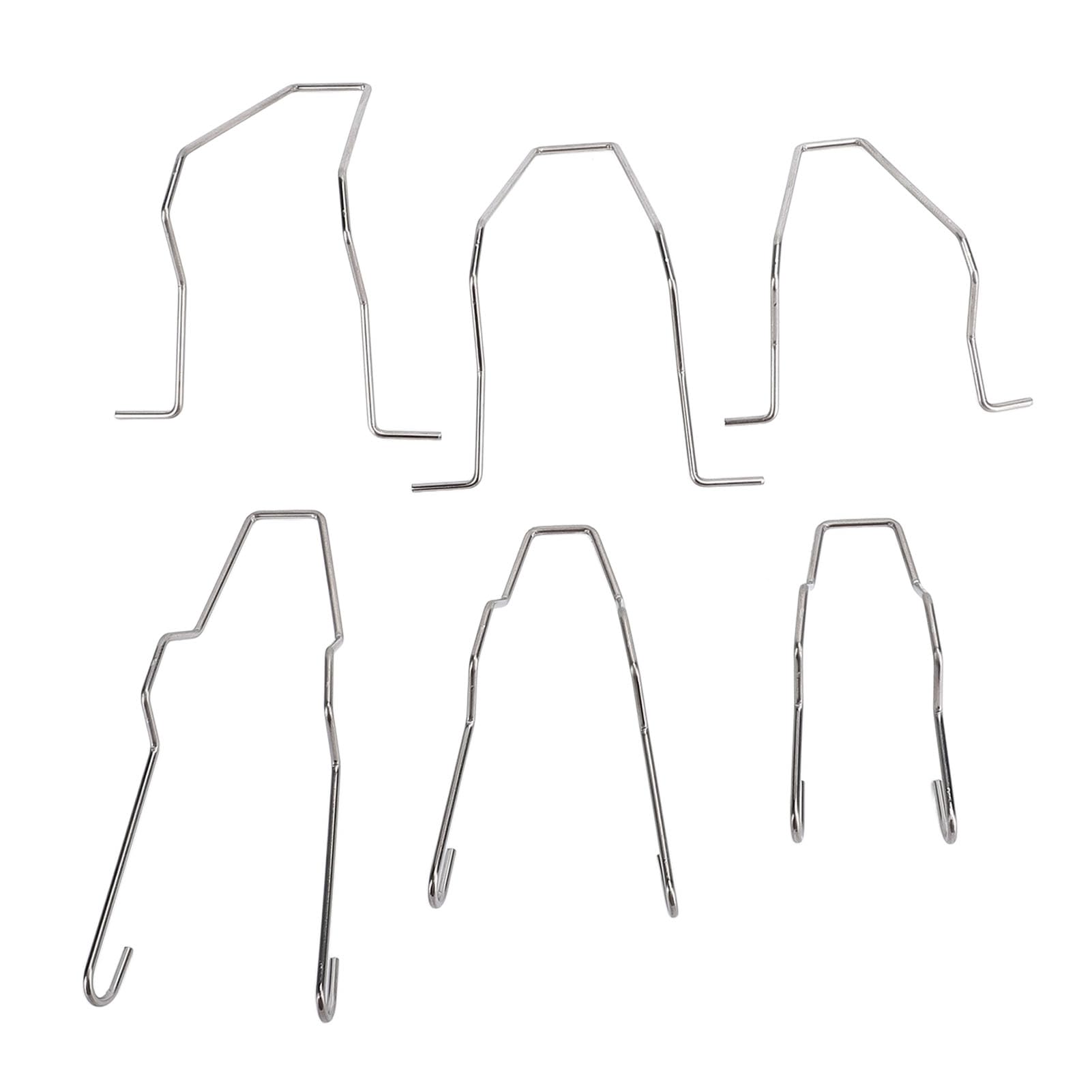 6PCS -Scheinwerferhalterfeder für H1 H3 H4 H7 -Lampen, Hohe Festigkeit, 6 Clips mit 2 Typen, 3 Größen, Vordere Linke Rechte Position, Geeignet für die Meisten Autokampionen 6PCS -Scheinwerferhalterfeder für H1 H3 H4 H7 -Lampen, Hohe Festigkeit, 6 Clips mit 2 Typen, 3 Größen, Vordere Linke Rechte Position, Geeignet für die Meisten Autokampionen von RASTKY