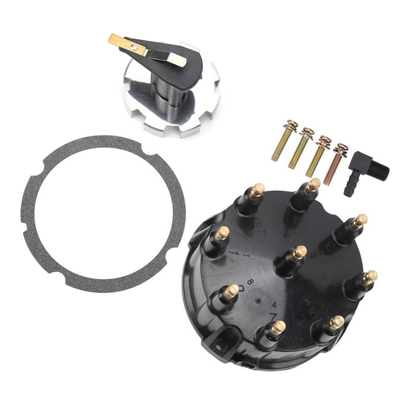 805759Q3 Zündstimmungskappe, Thermal -Risswiderstandsverteiler Deckung mit Thunderbolt Zündung IV oder I, Passt für Mercruiser V8 -Motoren an von RASTKY