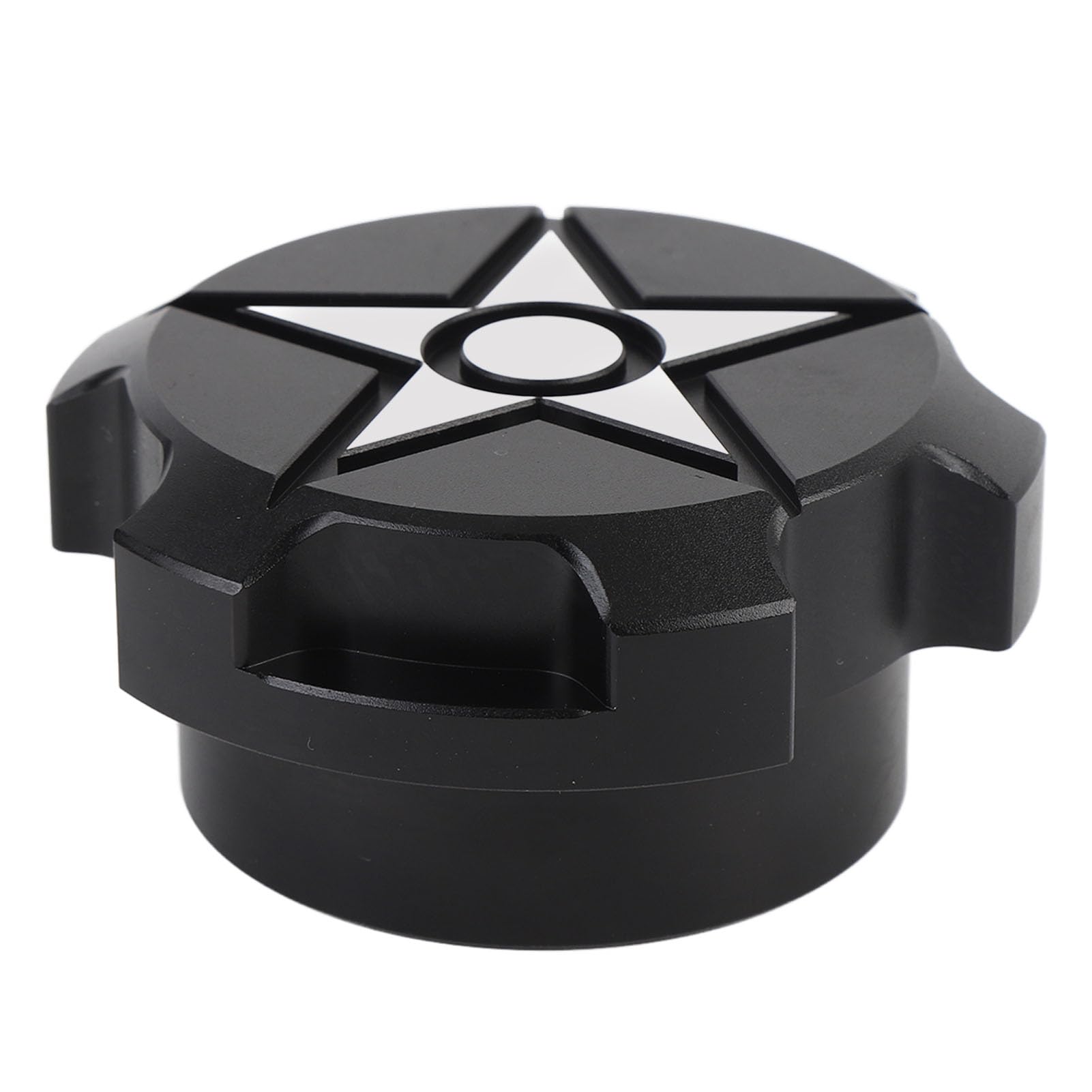 Aluminium -Brennstoffgasdeckel Deckel, Ersatz füR SLE R S SLR, mit CNC -Aluminium, Kratzerd, Kreisförmiger Fingernut (BLACK) von RASTKY