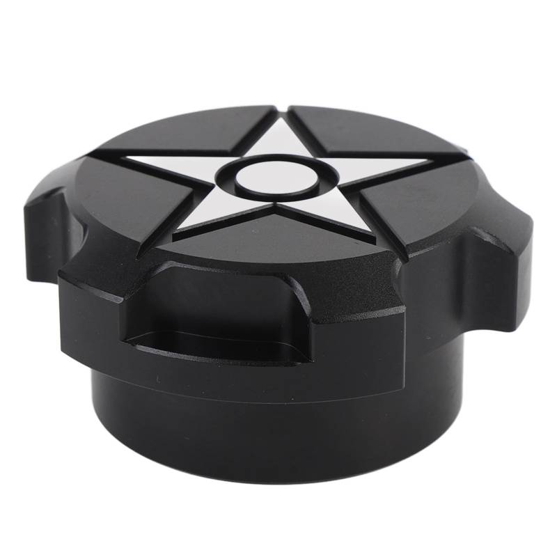 Aluminium -Brennstoffgasdeckel Deckel, Ersatz füR SLE R S SLR, mit CNC -Aluminium, Kratzerd, Kreisförmiger Fingernut (BLACK) von RASTKY