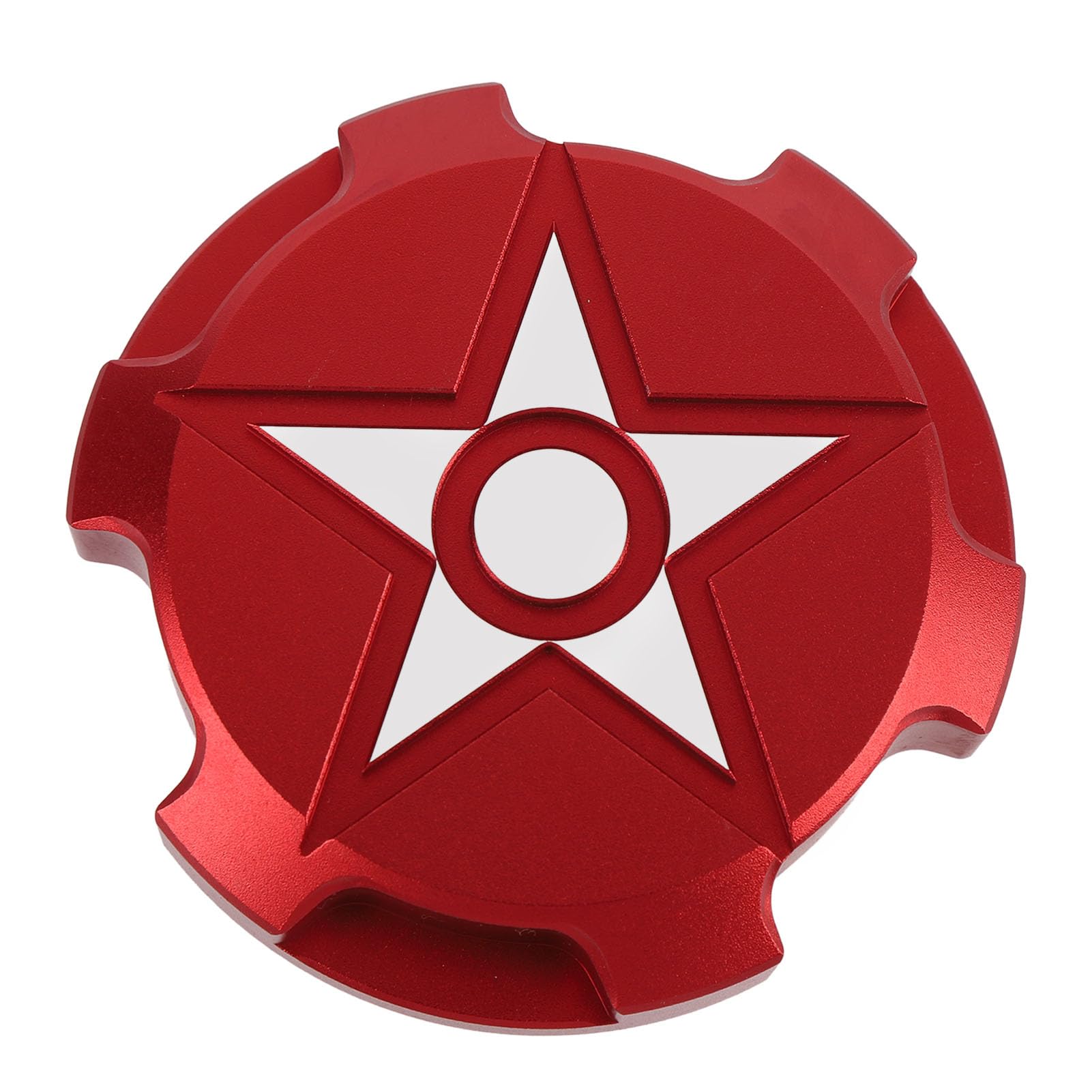 Aluminium -Brennstoffgasdeckel Deckel, Ersatz füR SLE R S SLR, mit CNC -Aluminium, Kratzerd, Kreisförmiger Fingernut (Rot) von RASTKY