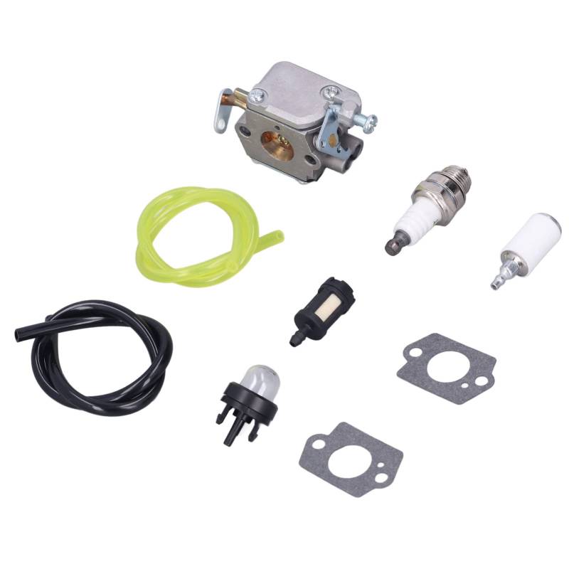 Aluminium-Vergaser-Kit für Kettensäge – Vergaser-Set aus hochwertigem Material mit Leistung – passend für UT‑10781 UT‑10926 33cc Kettensäge – inklusive Zündkerze, Ölfilter – für Generator von RASTKY