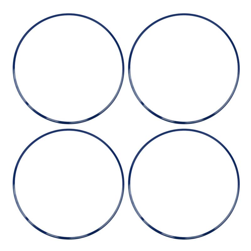 Aluminiumlegierung 16 -Zoll -Randschutzbeschützer, Einfache Selbstklebende Installation Modische und Langlebige Felgenwächter für Alle Fahrzeuge mit Flachen Radkanten (Blue) von RASTKY