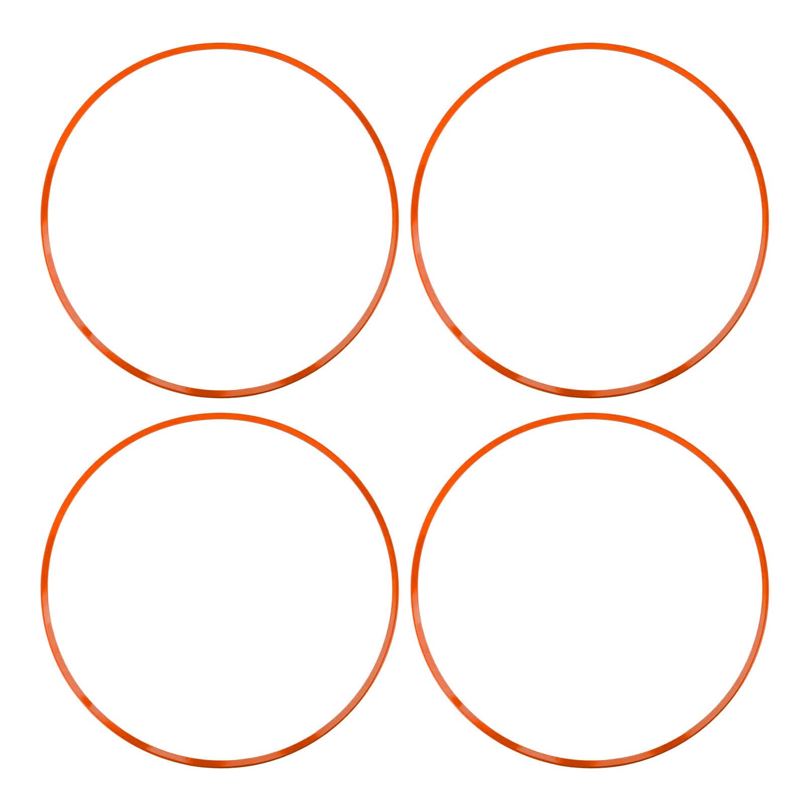 Aluminiumlegierung 16 -Zoll -Randschutzbeschützer, Einfache Selbstklebende Installation Modische und Langlebige Felgenwächter für Alle Fahrzeuge mit Flachen Radkanten (ORANGE) von RASTKY