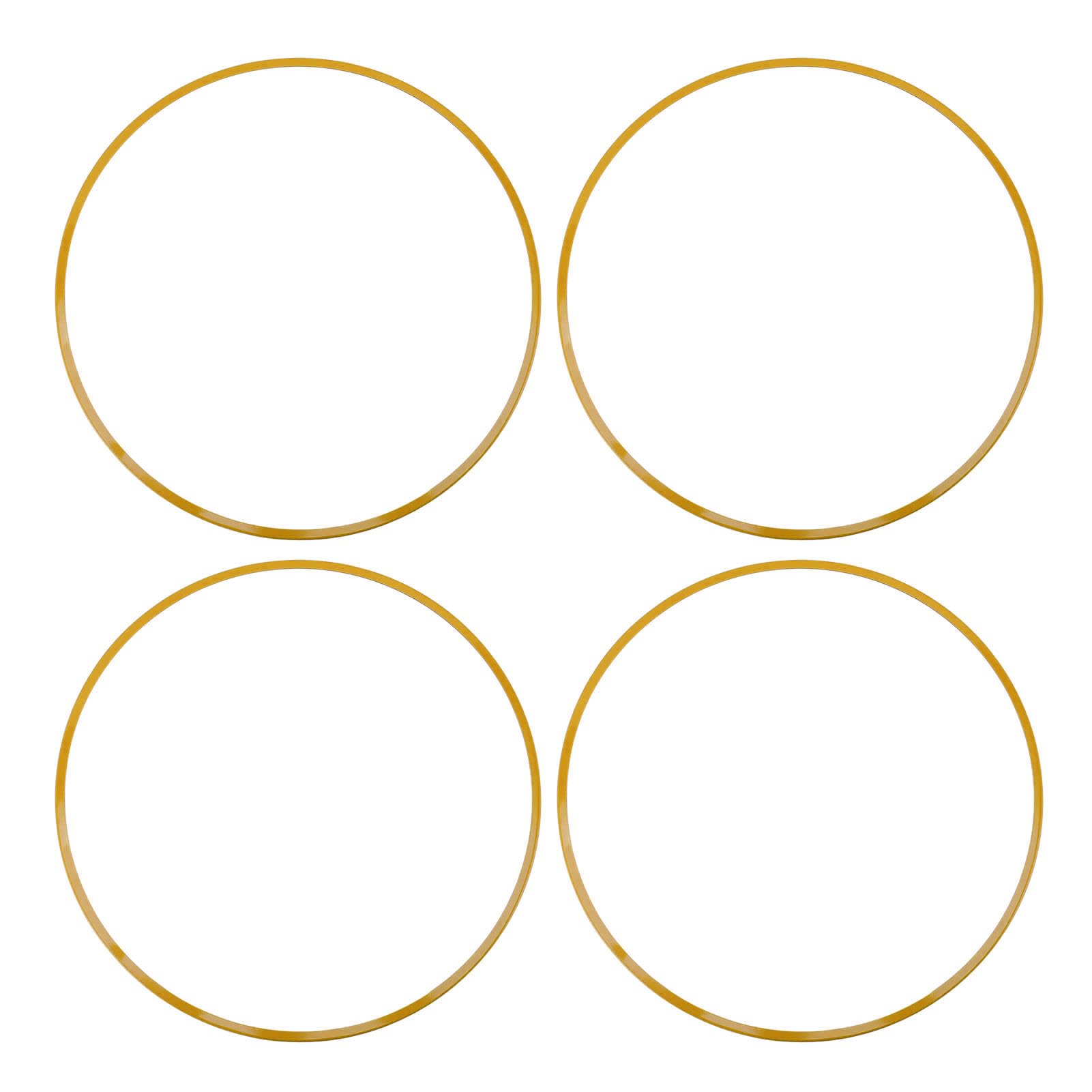 Aluminiumlegierung 16 -Zoll -Randschutzbeschützer, Einfache Selbstklebende Installation Modische und Langlebige Felgenwächter für Alle Fahrzeuge mit Flachen Radkanten (Yellow) von RASTKY