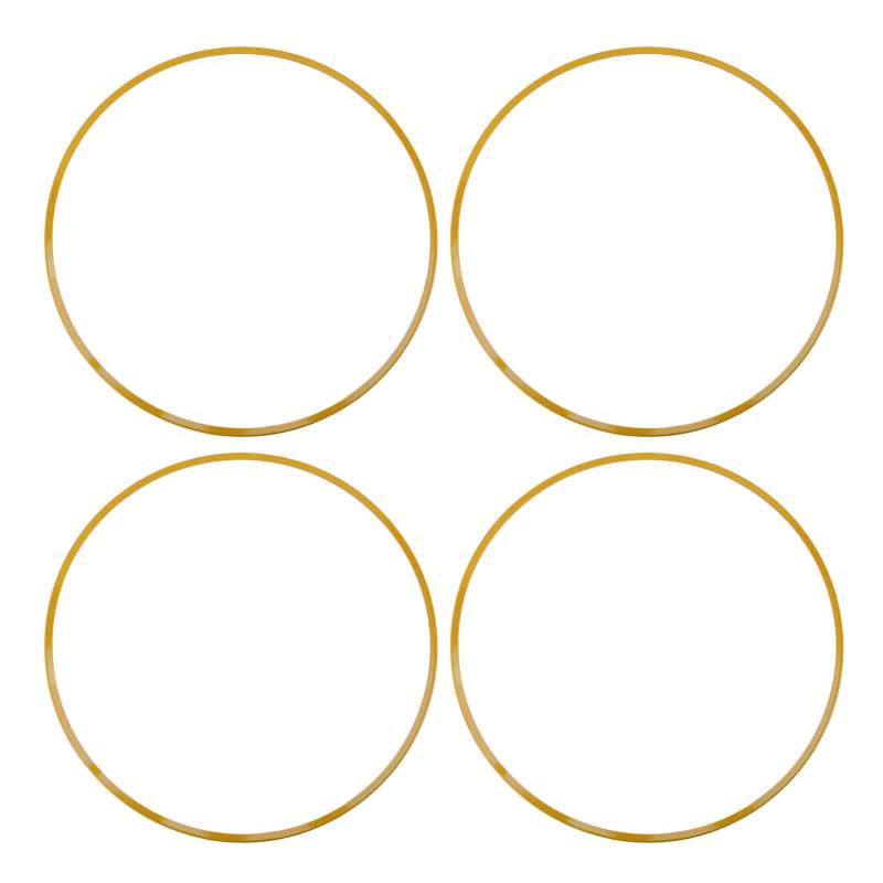Aluminiumlegierung 16 -Zoll -Randschutzbeschützer, Einfache Selbstklebende Installation Modische und Langlebige Felgenwächter für Alle Fahrzeuge mit Flachen Radkanten (Yellow) von RASTKY