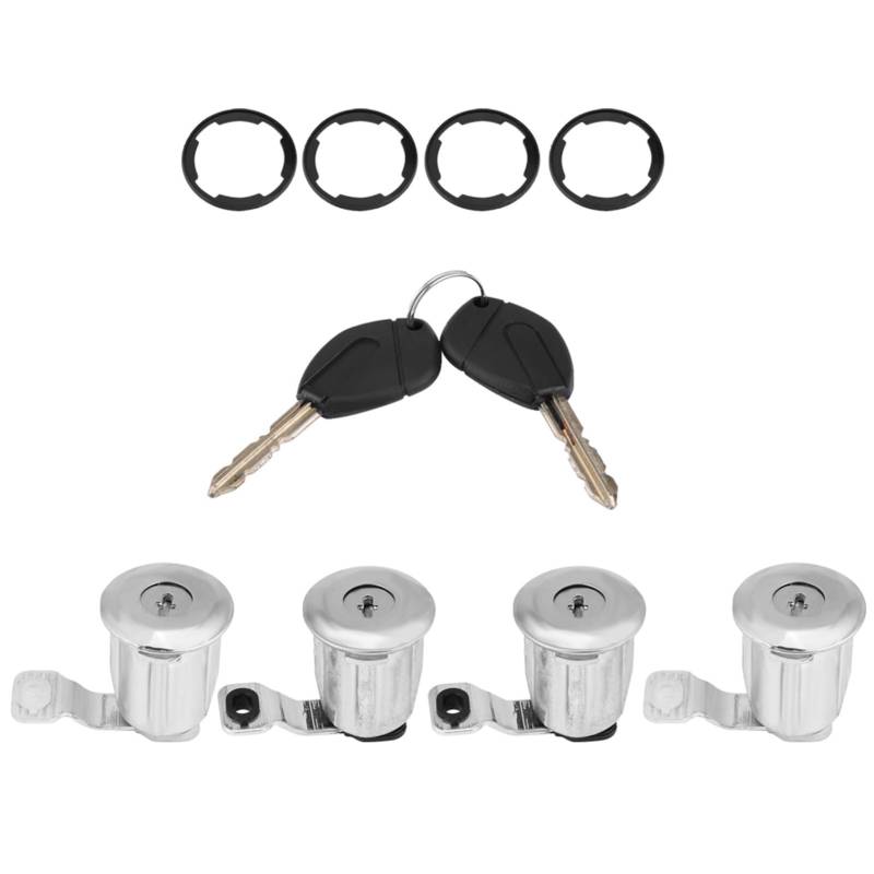 Autotürschloss-Set mit Schlüssel Hochwertiger Metall-präziser Designpartner Berlingo Xsara (4-Core-Schloss) von RASTKY