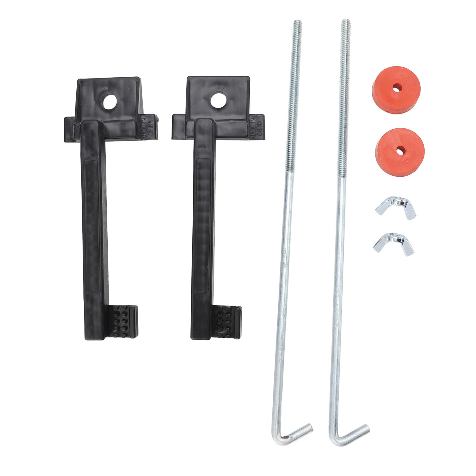 Batterie -Hold -Down -Kit, Metall -ABS -Material, Stabil Unter Extremen Bedingungen, 10 -Zoll -J -Bolzen -Design für die Meisten Autobatterien, Einfache Installation, Robustes Batterie -Hold -Down -Kit, Metall -ABS -Material, Stabil Unter Extremen Bedingungen, 10 -Zoll -J -Bolzen -Design für die Meisten Autobatterien, Einfache Installation, Robustes von RASTKY