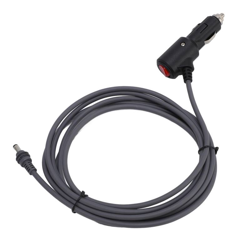 DC Power Cable Cigarre Leichter mit Schalter, Wasser 10ft 18AWG DC Netzteil für Car Trucks Boote Schiffe, Graue PVC von RASTKY