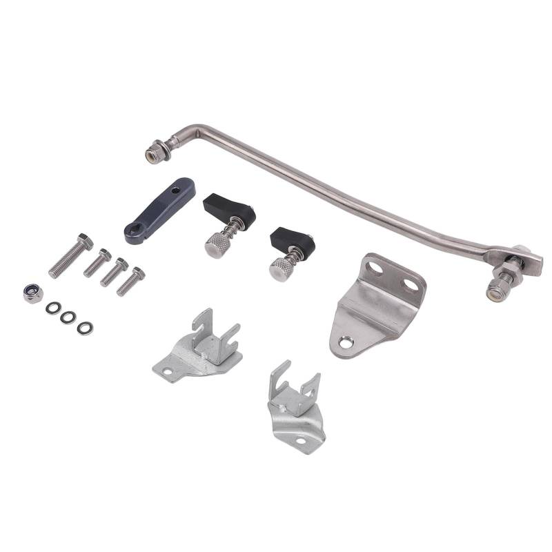 Fernbedienungs-Anbausatz 689-48501-21-4D, Premium-Edelstahl, für 30 PS Außenbordmotoren der Serien 61N, 69P, 69S und 61T, mit Fugendüse, Bürstendüse, Pelletofenschlauch, Adapter von RASTKY