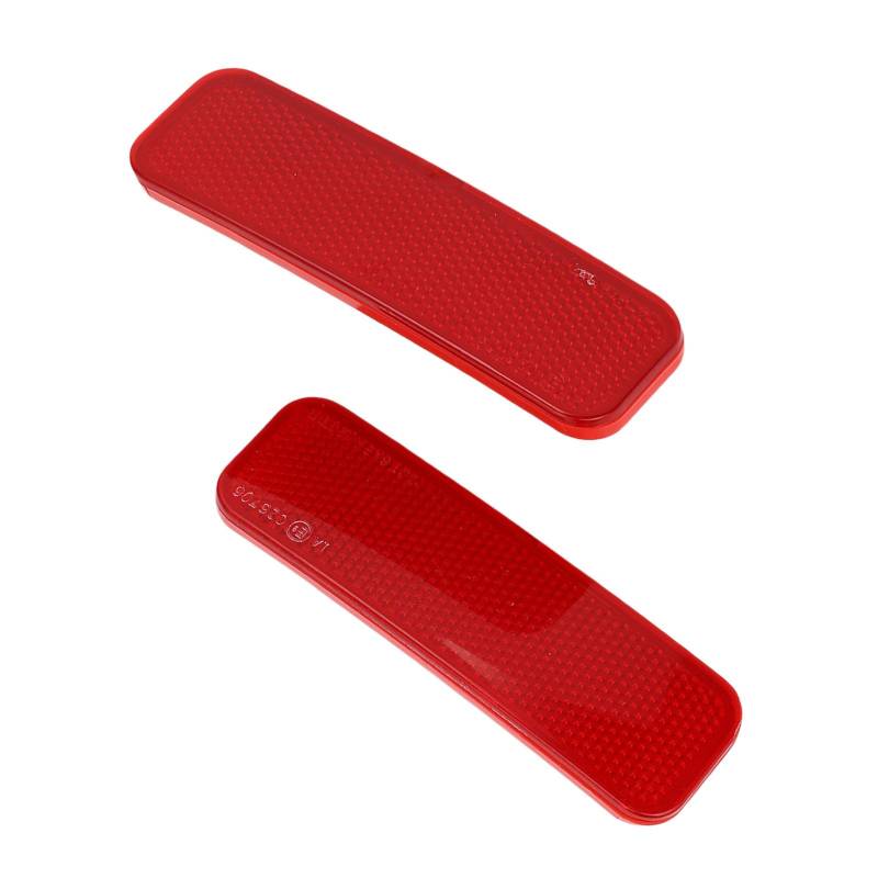 Heck Stoßstangenreflektor Verbessert Sicherheitswetter -Wetter -Proof -Ersatz Red Stoßstangenmarker Reflektor für Connect Tourneo Custom Courier Connect von RASTKY