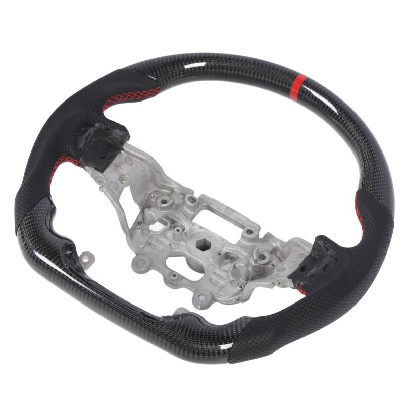 Kohle Faser Perforiertes Schwarzes Lenkrad mit Rotem Nähen, Finger, Renn Design für Ranger P703 2024 Weiter von RASTKY