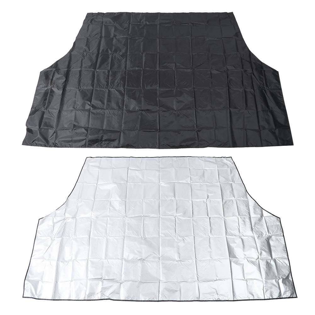 Magnetische Windschutzscheiben-Abdeckung für Auto, polarschwarz, frostbeständig, universal, aus Polyester, 210 x 120 cm Magnetische Windschutzscheiben-Abdeckung für Auto, polarschwarz, frostbeständig, universal, aus Polyester, 210 x 120 cm von RASTKY