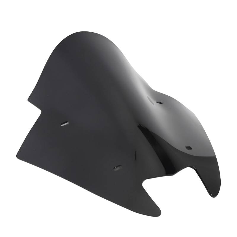 Motorrad-Windschutzscheibe, Hochfestigkeit Acryl Windschutzscheibe Deflektor, Dekorativer Klarer Vorderer Bildschirm für NMAX155 2020-2024 mit Klammer (BLACK) von RASTKY