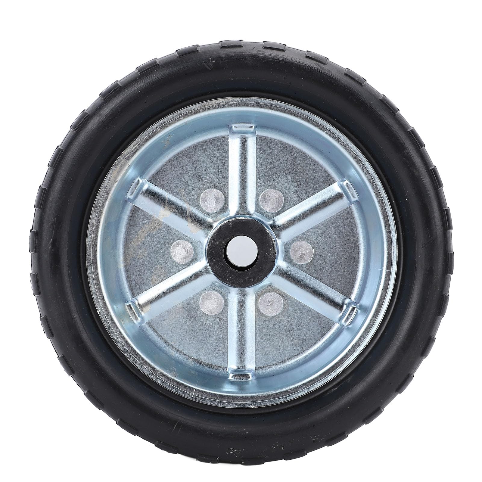 RASTKY 2000lbs Anhänger-Stützrad, Eisengummi, Beständig Gegen Öle und Fette, Geschlitzte Mittelbohrung, 249 Mm X 84 Mm, 20 Mm Loch, Kaltgewalzt, Lenkrollen für Anhänger-Stützrad, 7 RASTKY 2000lbs Anhänger-Stützrad, Eisengummi, Beständig Gegen Öle und Fette, Geschlitzte Mittelbohrung, 249 Mm X 84 Mm, 20 Mm Loch, Kaltgewalzt, Lenkrollen für Anhänger-Stützrad, 7 von RASTKY
