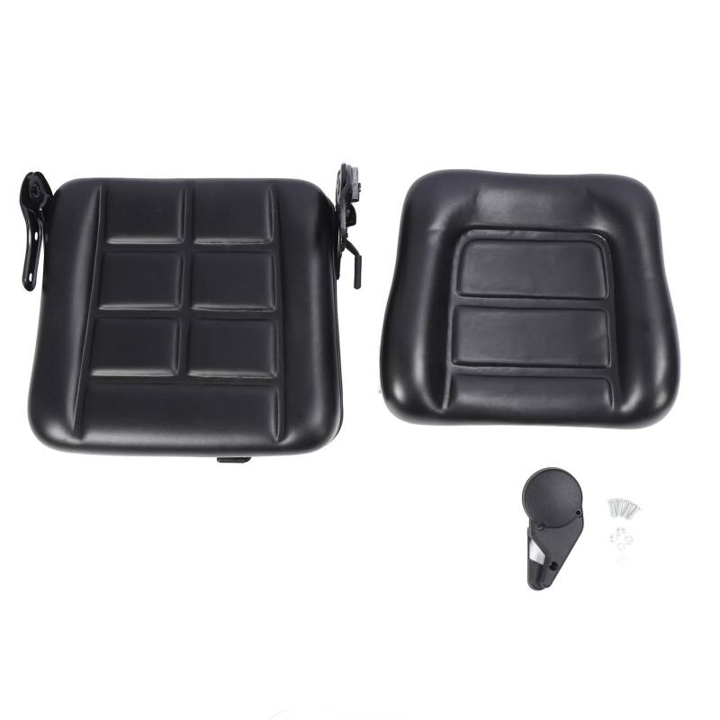 RASTKY Gabelstaplersitz mit Mikroschalter, Ergonomisch Verbessertem Komfortsitz für Gabelstapler, Schleuderlader, Bagger (Ohne Armlehne) von RASTKY