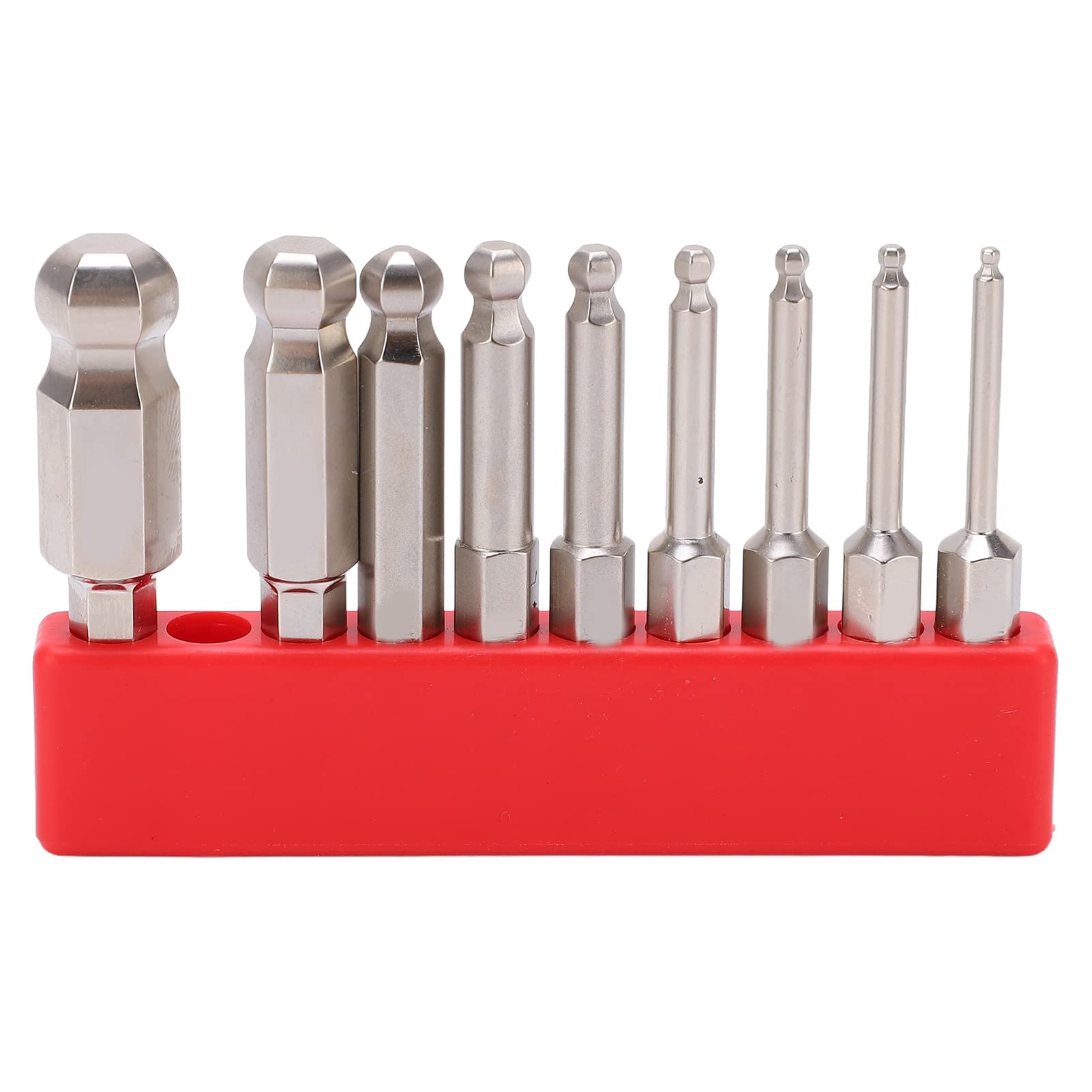 RASTKY Hochgenauiges Hex -Kugellende -Bit -Bit -Magnetstahl -Reparaturwerkzeugkit mit Kugelkopf -Hex -Schaftbits und Kann die Schrauben während der Installation Leicht Halten (50MM) von RASTKY