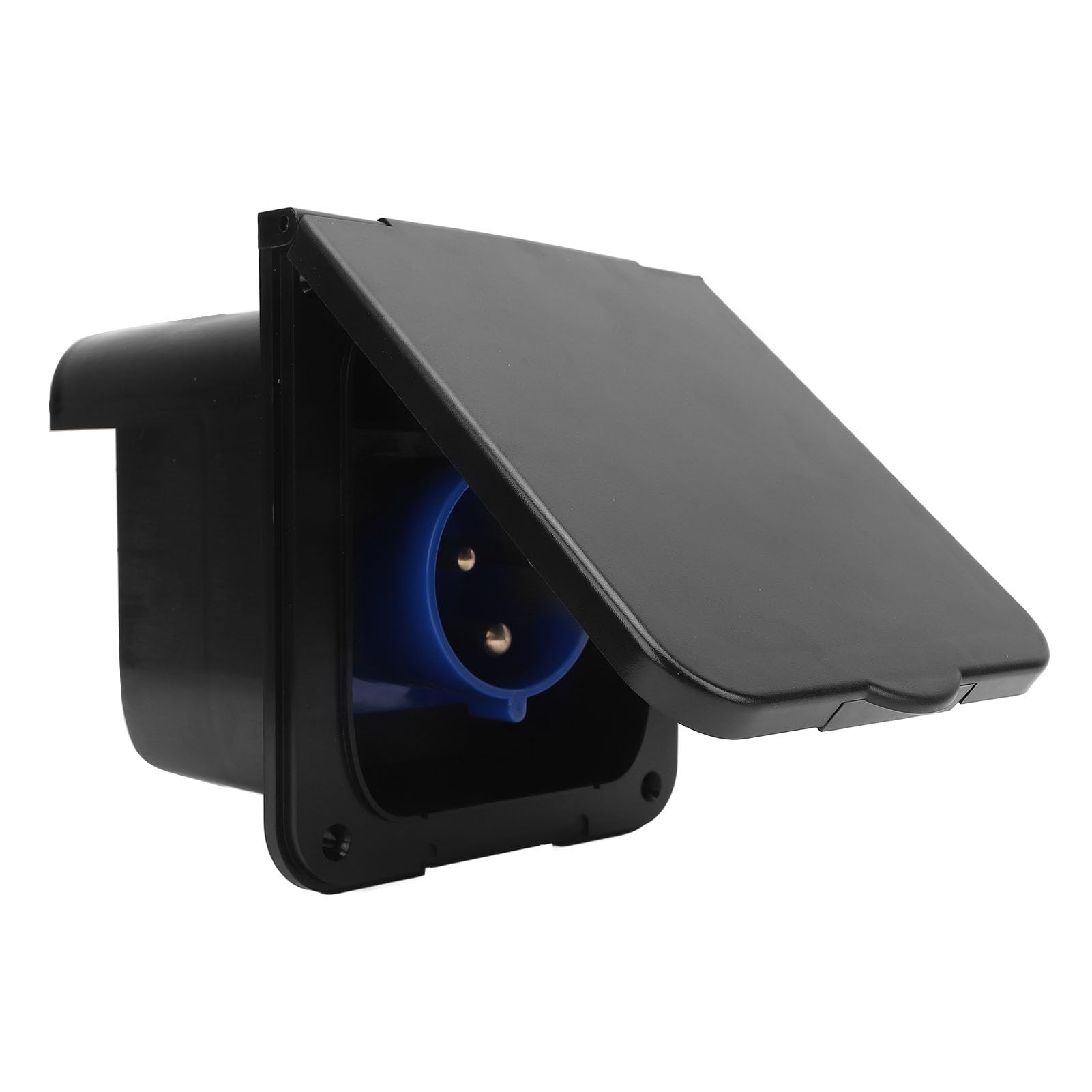 RASTKY RV -Krafteinlass -Sockel, Wasserbehälter, Stabilisierte Abs für RV -Wohnmobilanhänger (Black) von RASTKY