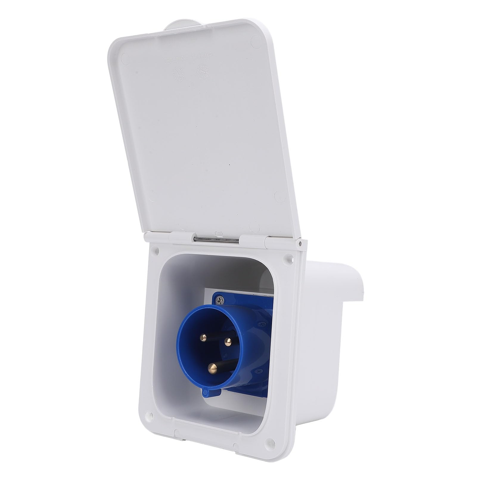 RASTKY RV -Krafteinlass -Sockel, Wasserbehälter, Stabilisierte Abs für RV -Wohnmobilanhänger (White) von RASTKY