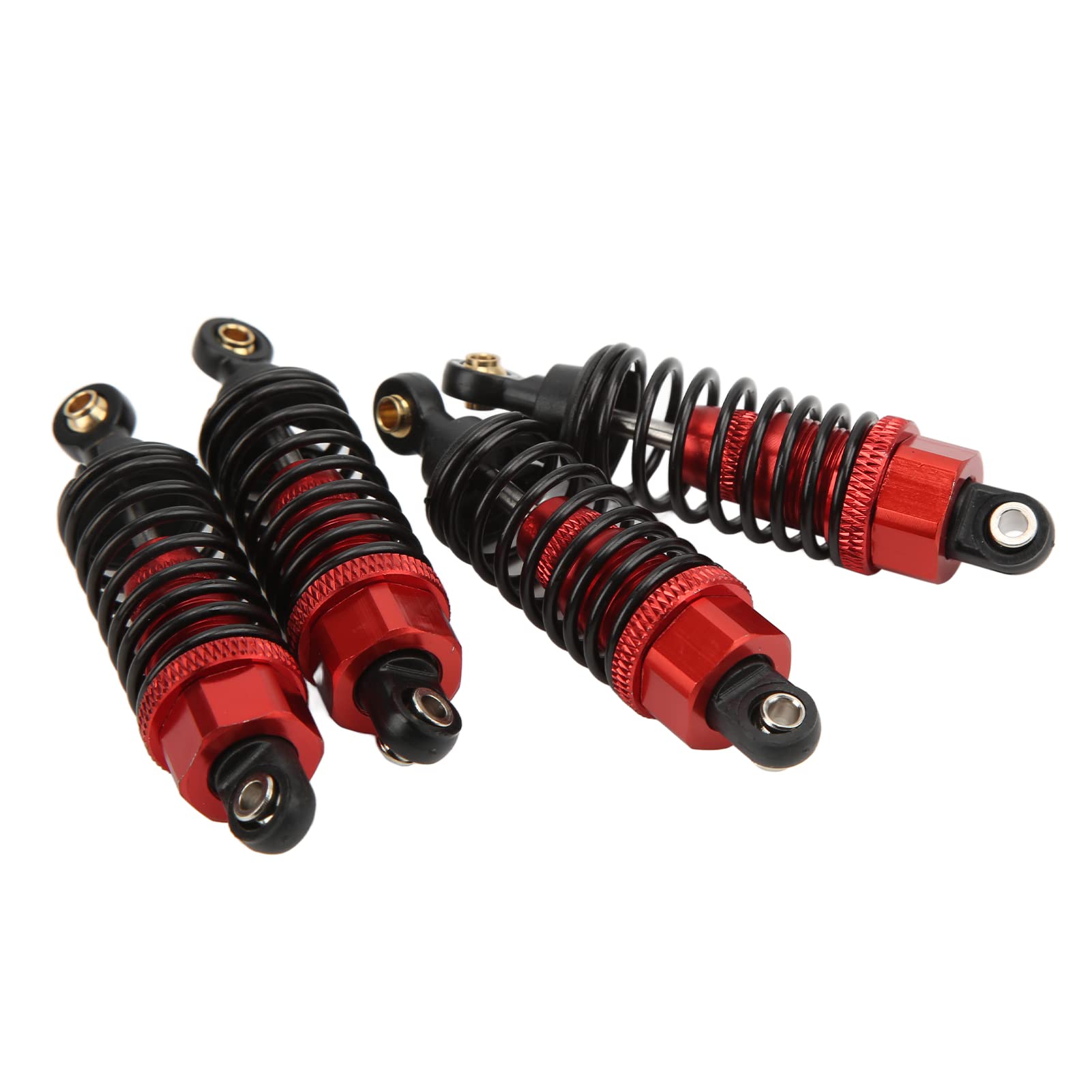 RC -Stoßdämpfer Leichtes Aluminiumlegierung RC -Dämpfer für TT -01 TT -02 TA05 TL -01 TA03 MF -01X Breite Kompatibilität für RC -Modelle (Rot) von RASTKY