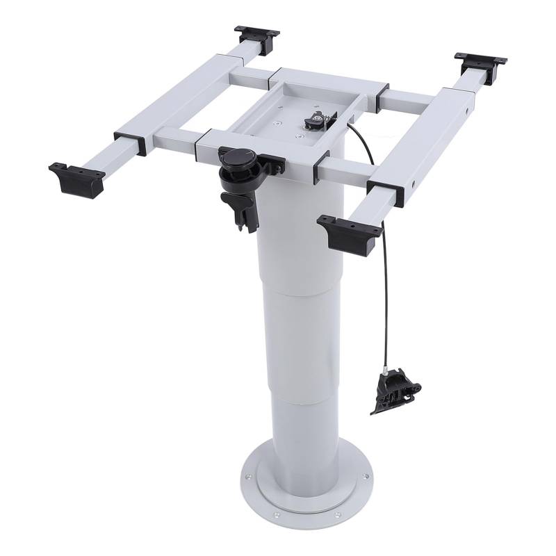 RV -Tabelle Sockelständer Basis Hohe Härte Aluminiumlegierung, Ferngesteuerte Pneumatische Hebevereinbarung, Geeignet für Booteyachten, Geeignet (SILVER) von RASTKY