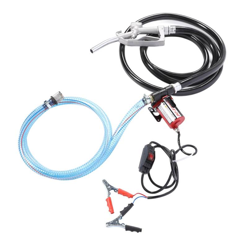 Selbstprimierende Ölpumpe 12 -V -Elektroöltransferpumpe mit Explosionssicherer Stille Kraftstoffpumpe für Benzinkerosin von RASTKY