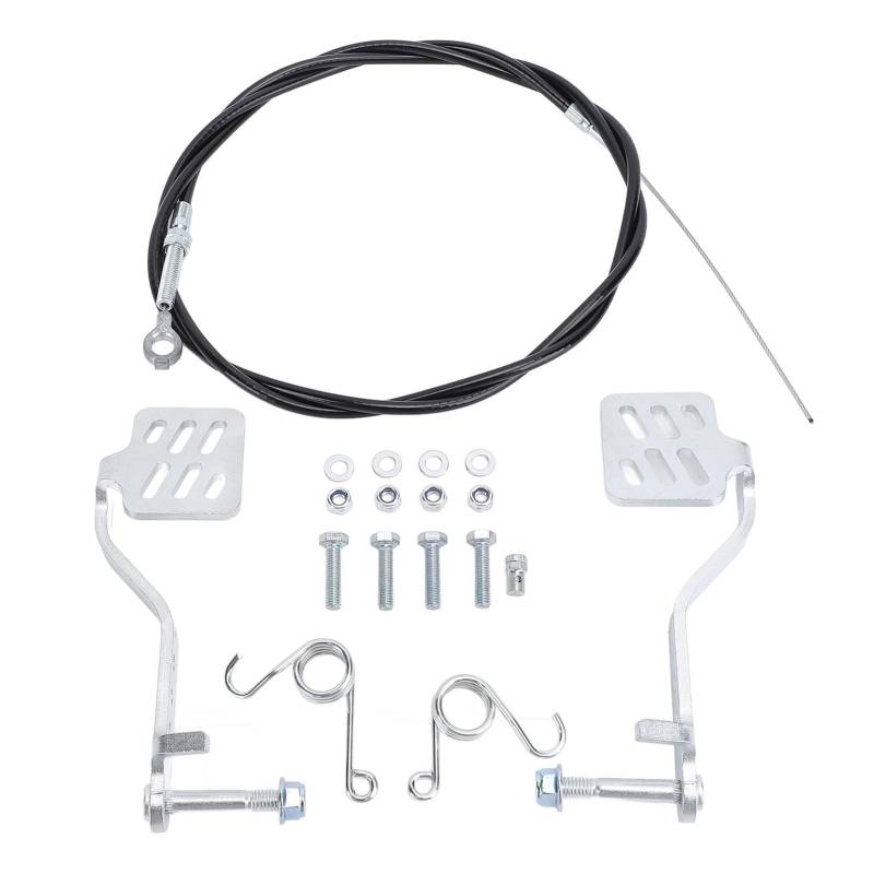 Stahl Brems Drossel Pedal mit 71 Zoll Drossel Kabel Set für Straßen Rakete, Azusa Fun Kart, Carter Go Kart von RASTKY