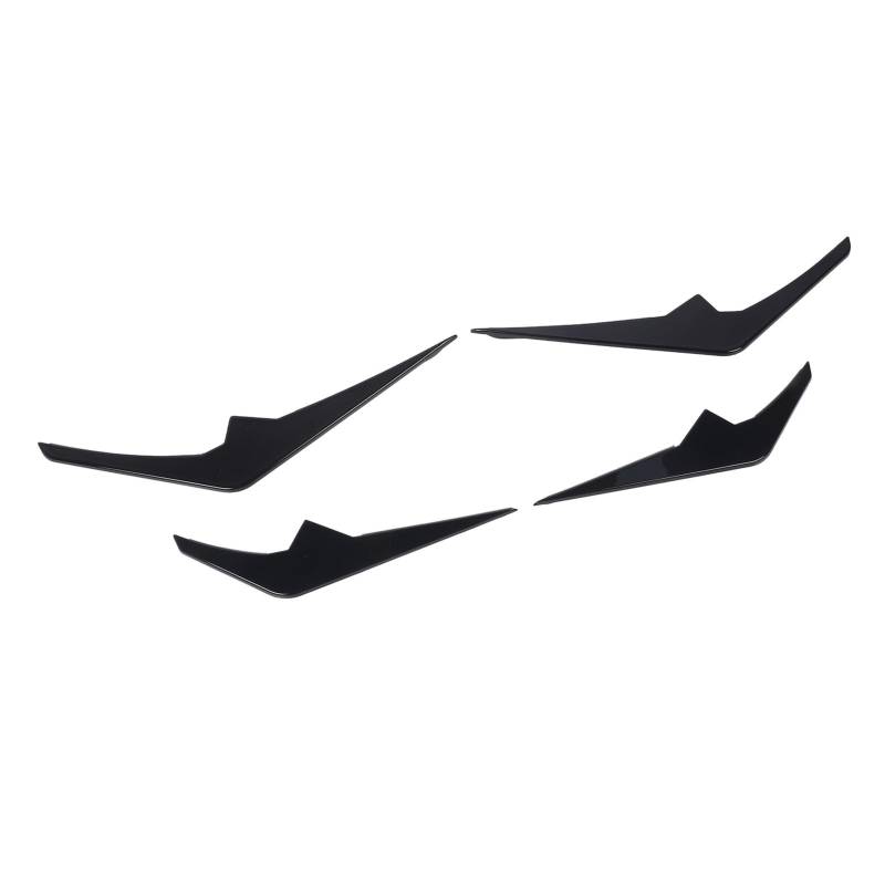Vordere Stoßfänger -Splitterflossen, Sportliches Design, Premiummaterial, Einfache Installation, X6 G06 LCI M Sport 2023 und Danach ABS (Helles Schwarz) von RASTKY
