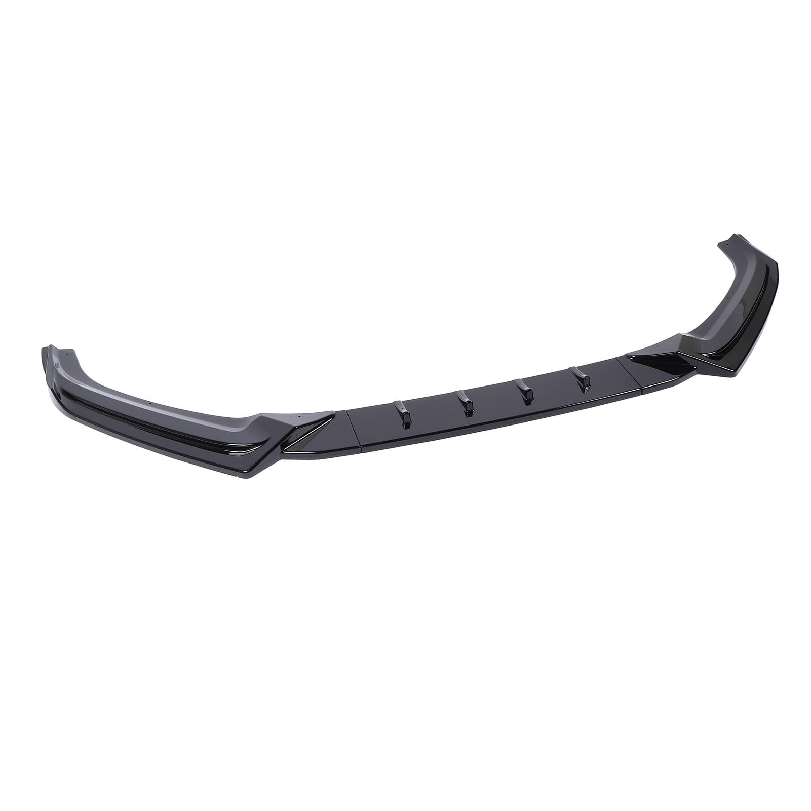 Vordere Stoßstange Lip Body Kit Sporty Erscheinung, Verbesserte Aerodynamik, Einfache Installation für den Austausch für S4 B9 S-Line 2017 Bis 2019 (Helles Schwarz) von RASTKY