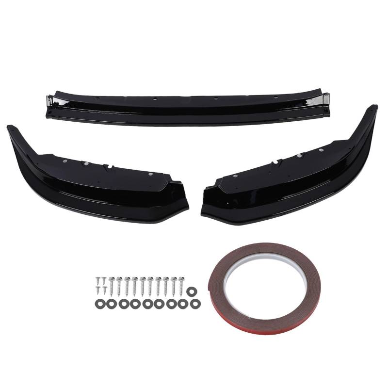 Vordere Stoßstange Lip Splitter, Racing Look Chin Spoiler -Kit mit Aerodynamischem Design für 2 Serien M2 G87 2023, ABS -Material, Material von RASTKY