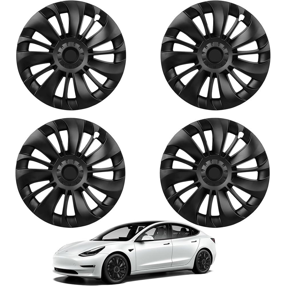 RATSTONE 4PCS Nabenkappe Ersatz Auto Radabdeckung 19 Zoll Leistung Auto Radkappe Vollabdeckung Zubehör für Tesla Model Y 2023 2024 RATSTONE 4PCS Nabenkappe Ersatz Auto Radabdeckung 19 Zoll Leistung Auto Radkappe Vollabdeckung Zubehör für Tesla Model Y 2023 2024 von RATSTONE