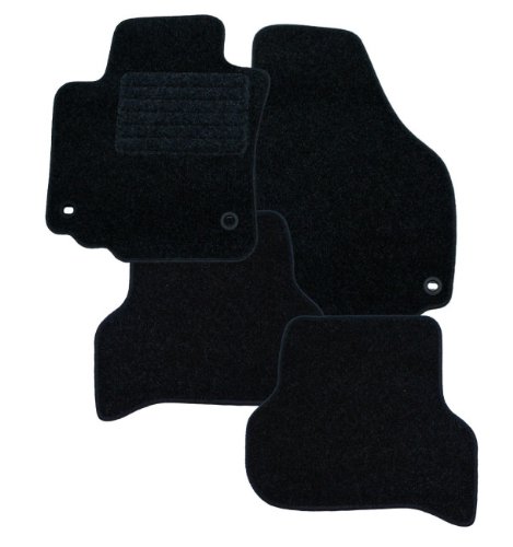 RAU AMAKS0626 Passform Fussmatte, mit Mattenhalter (Druckknopf) vorne, schwarz von RAU