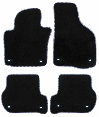 RAU AMRAS0020 Passform Fussmatten mit Mattenhalter (Druckknopf) vorne und hinten von RAU