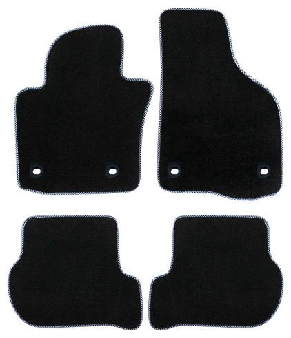 RAU AMRAS0119 Passform Fussmatten mit Mattenhalter (Druckknopf) auf Fahrermatte von RAU