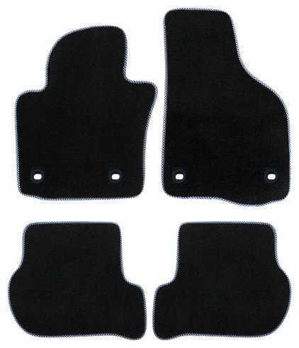RAU AMRAS0119 Passform Fussmatten mit Mattenhalter (Druckknopf) auf Fahrermatte von RAU