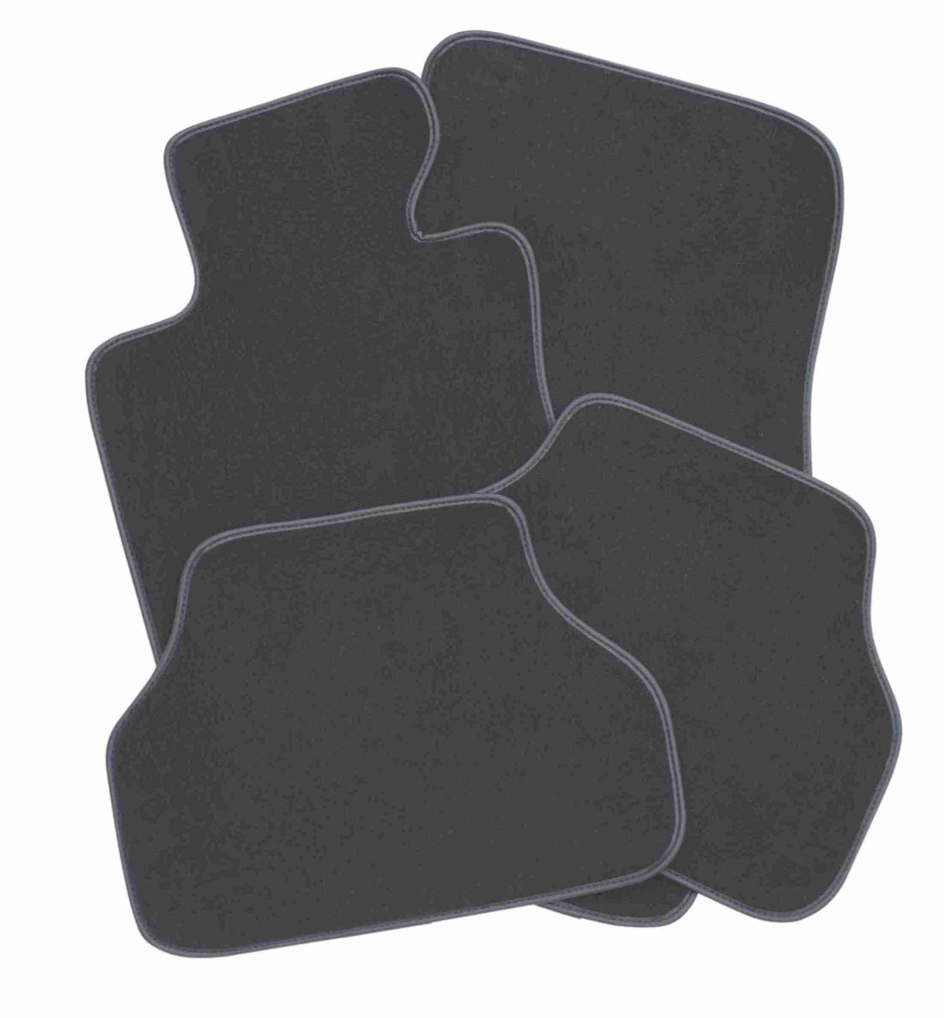 Rau AMBRG0512 Fußmatten graphit mit Mattenhalter (Druckknopf) vorne und hinten von RAU