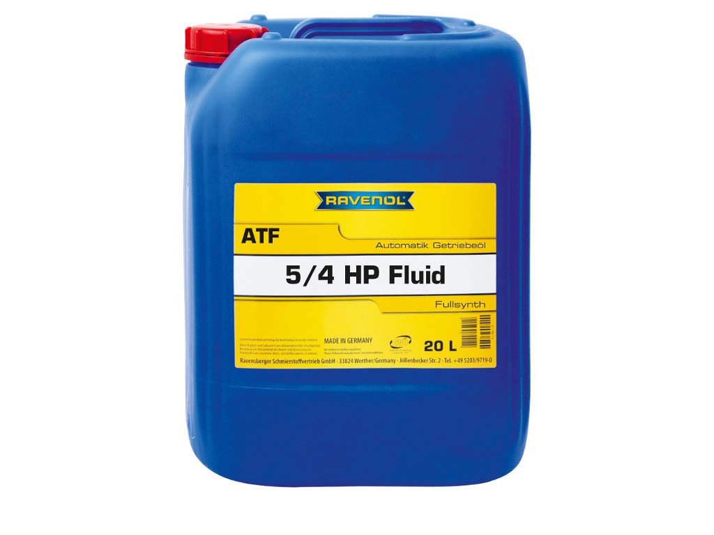 20 Liter RAVENOL ATF 5/4 HP Fluid Automatikgetriebeöl Made in Germany 20 Liter RAVENOL ATF 5/4 HP Fluid Automatikgetriebeöl Made in Germany von RAVENOL