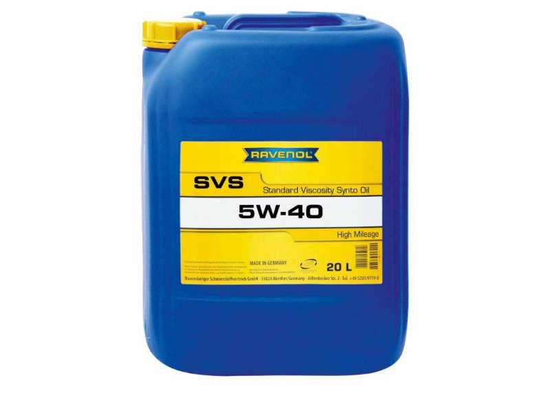 20 Liter RAVENOL SVS Standard Viscosity Synto Oil SAE 5W-40 von RAVENOL