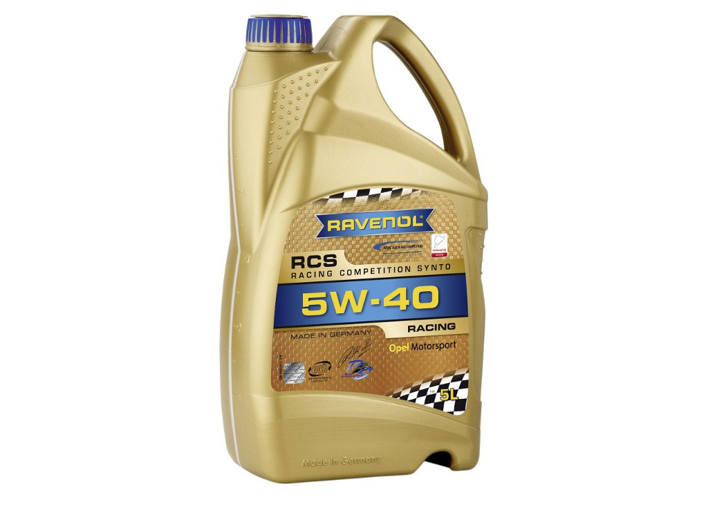 5 Liter RAVENOL RCS Racing Competition Synto SAE 5W-40, Motoröl von RAVENOL