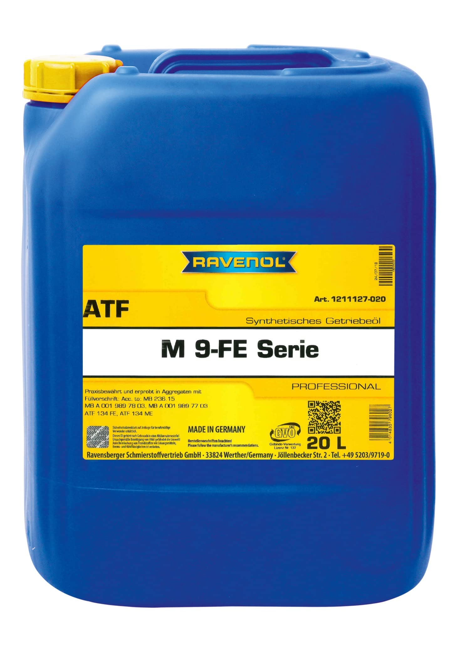 RAVENOL ATF M 9-FE Serie RAVENOL ATF M 9-FE Serie von RAVENOL