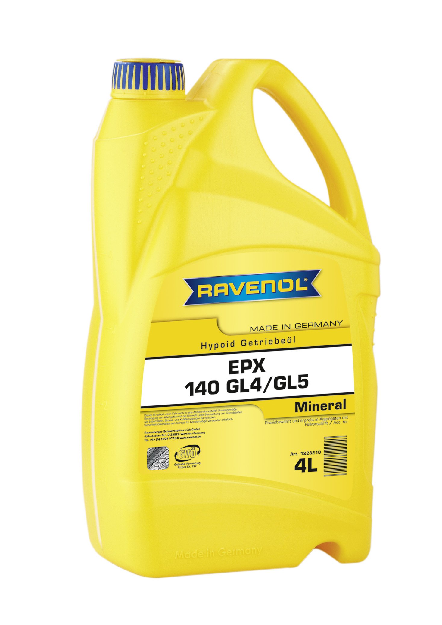 RAVENOL Getriebeoel EPX SAE 140 GL-4/GL-5 von RAVENOL