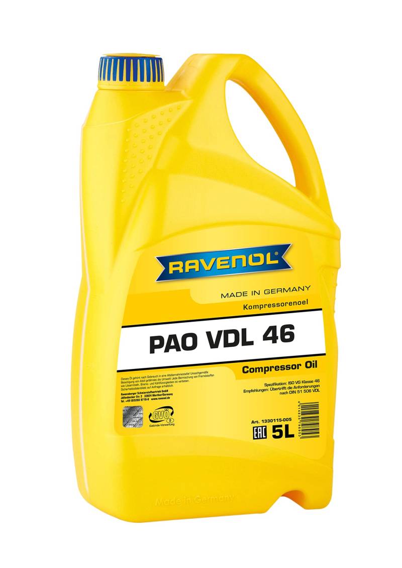 RAVENOL Kompressorenoel PAO VDL 46 von RAVENOL