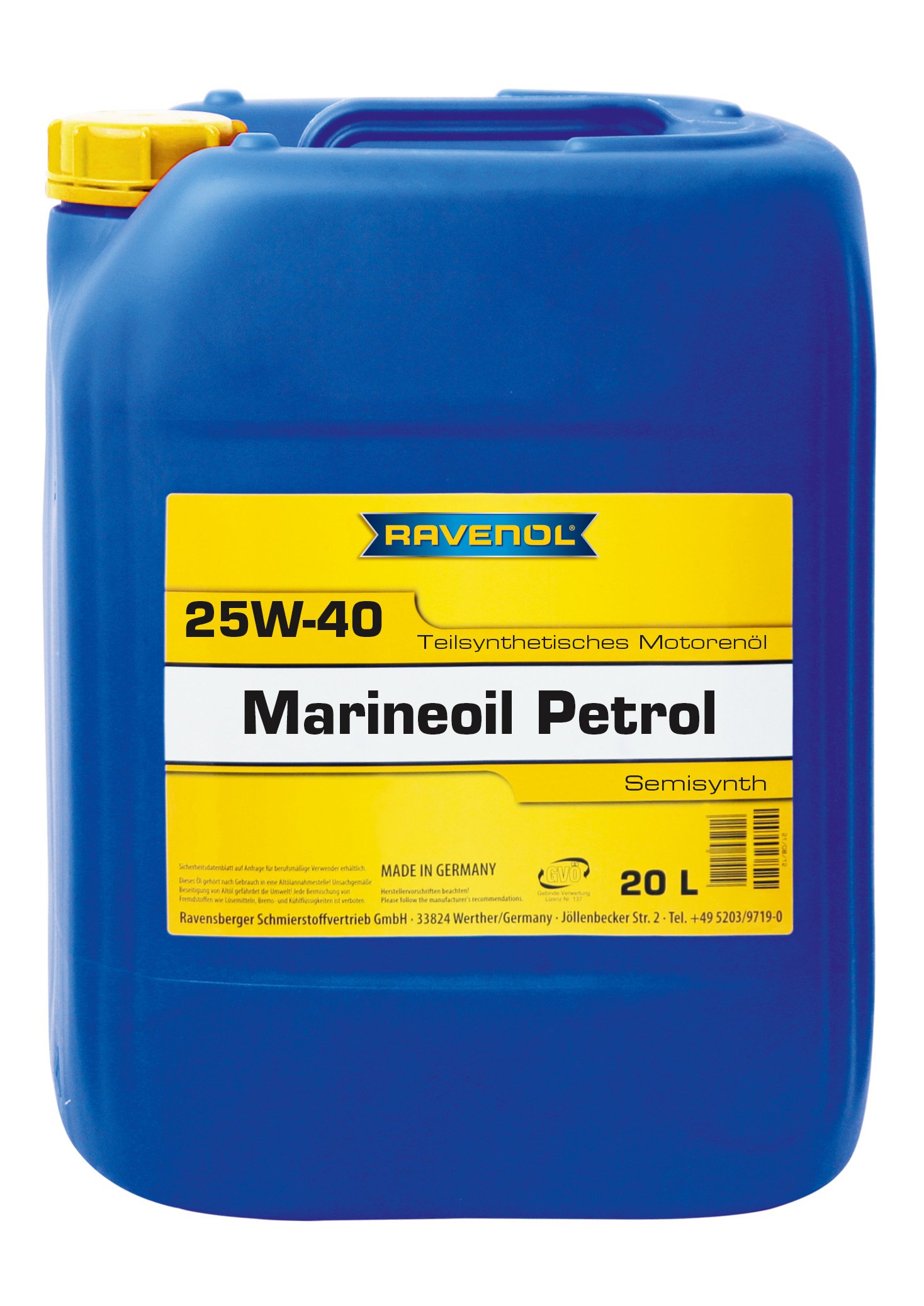 RAVENOL MARINEOIL PETROL SAE 25W-40 von RAVENOL