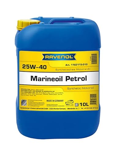 RAVENOL MARINEOIL PETROL SAE 25W40 synthetic von RAVENOL